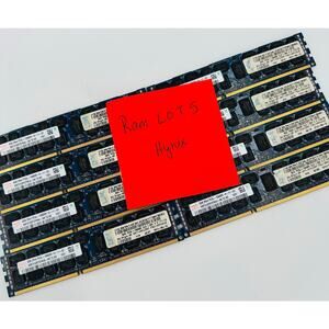 Lot of 64GB (8 x 8GB): Hynix 8GB 2Rx4 PC3L-10600R-9-11-E2 Server Memory